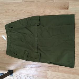 Madewell Convertible Midi Cargo Skirt